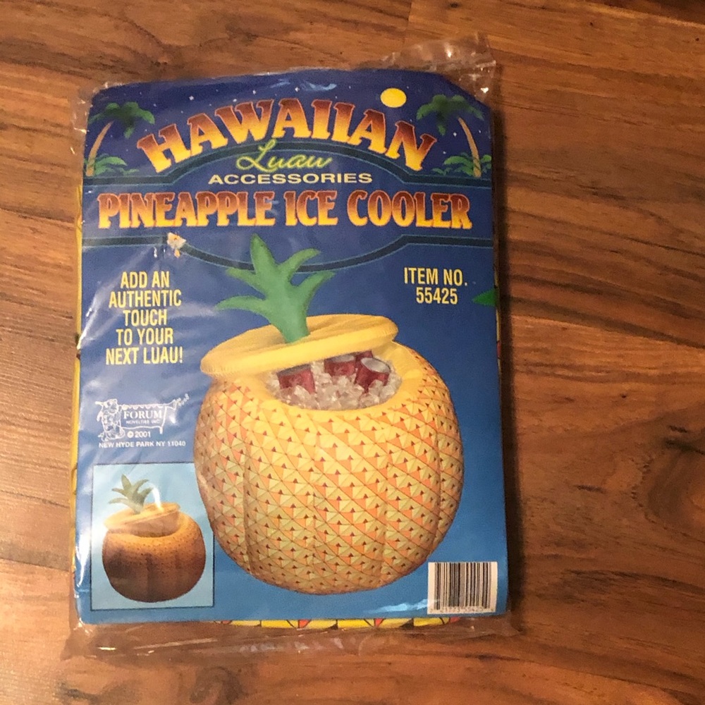 Inflatable Pineapple cooler, fun/bright